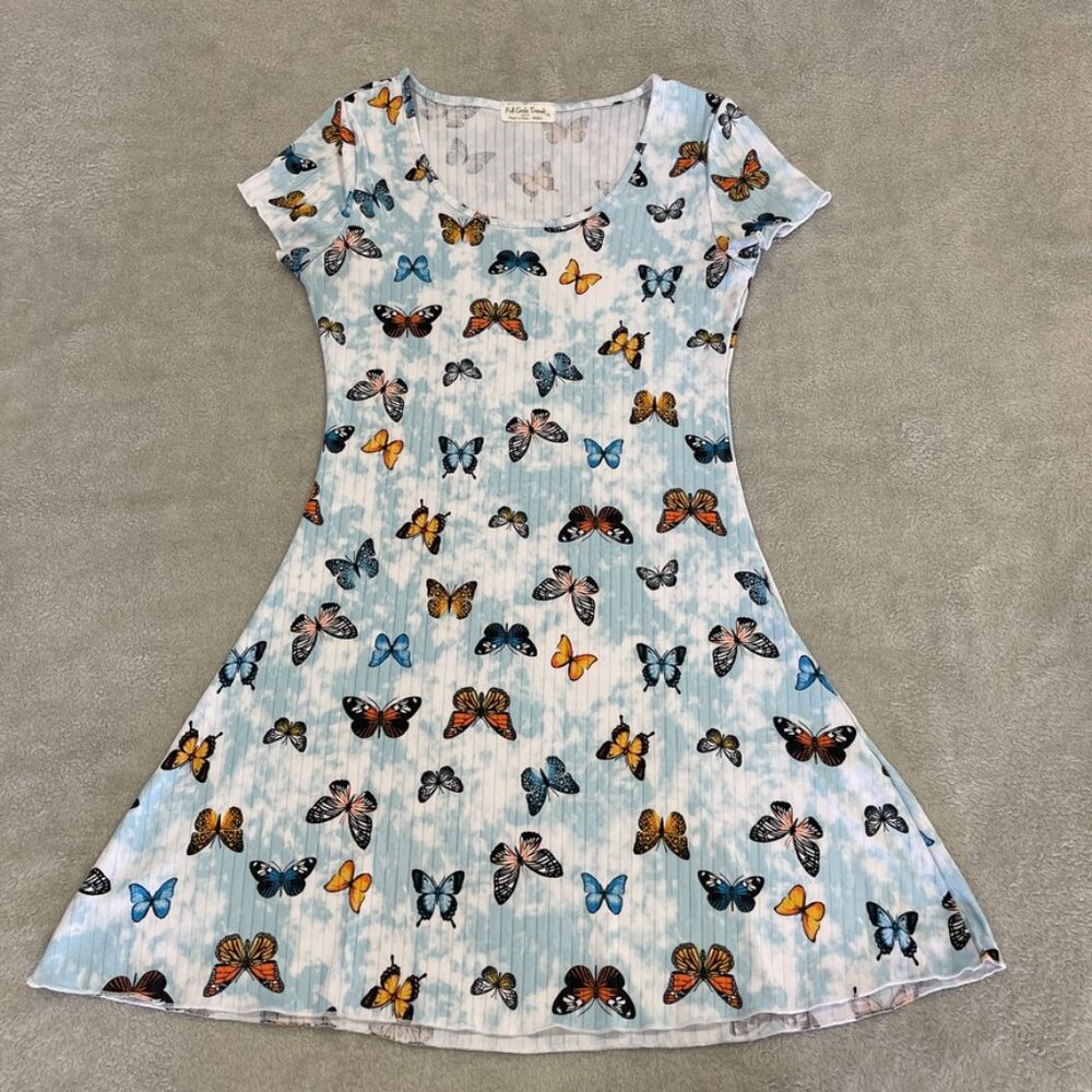 Butterfly Mini Dress Women's Size Small